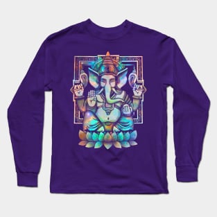 Galactic Ganesh Long Sleeve T-Shirt